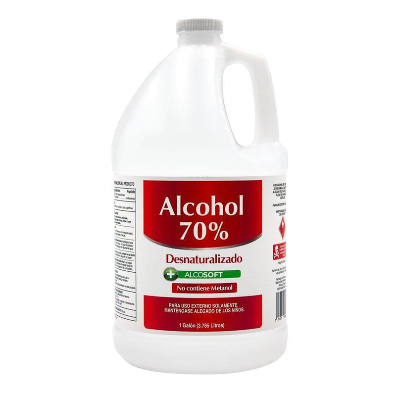 ALCOHOL DESNATURALIZADO ALCOSOFT 1 GALON
