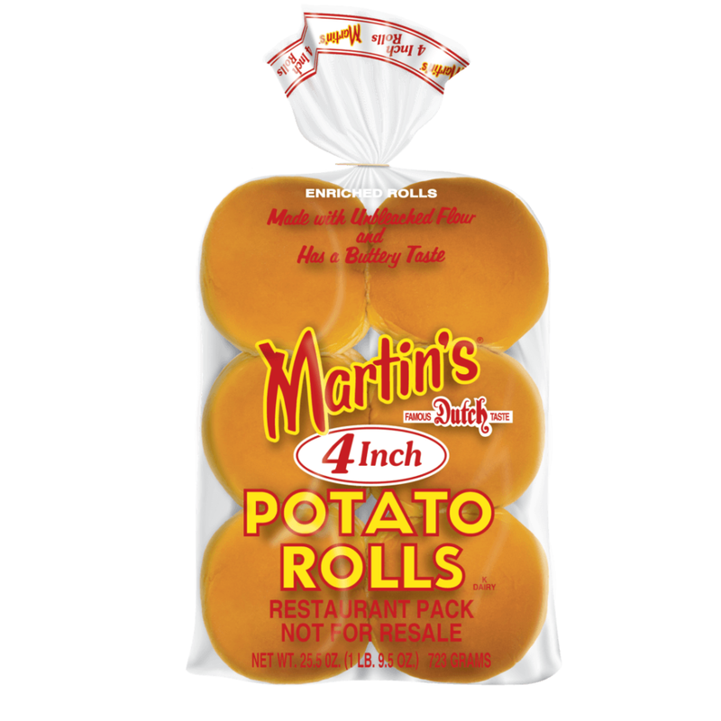 PAN MARTINS POTATO ROLLS 4 INCH
