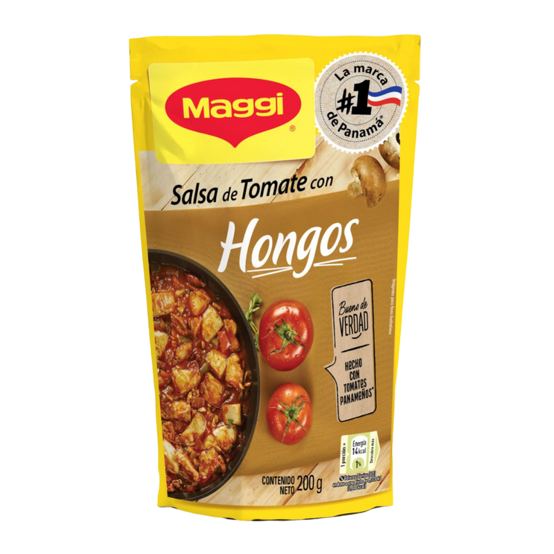 SALSA DE TOMATE CON HONGOS MAGGI 200 GR