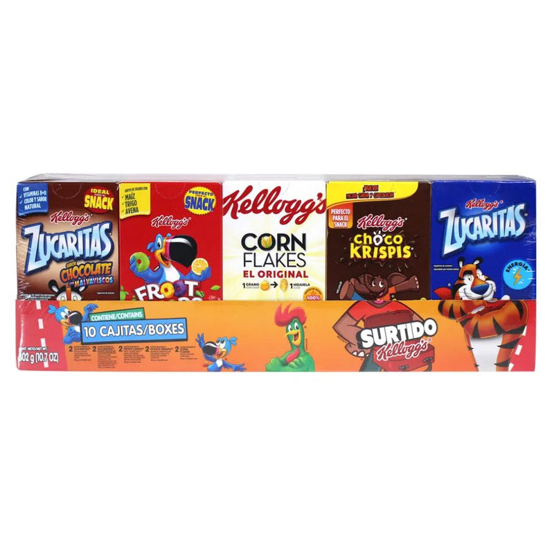 CEREAL SURTIDO KELLOGG'S 302 GR 10 PACK