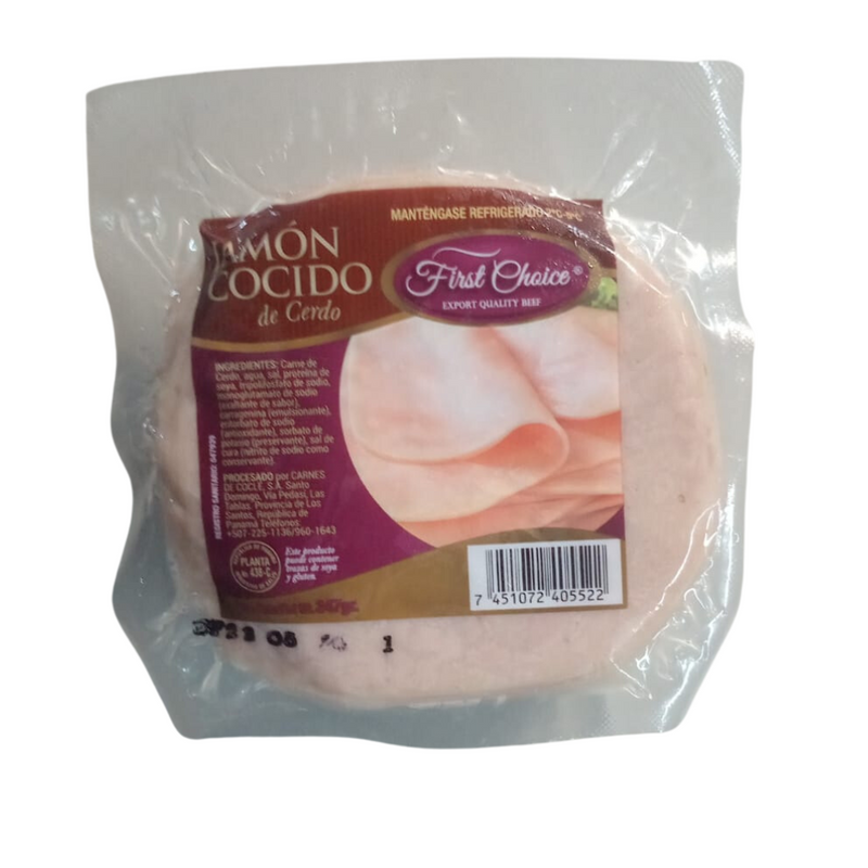 JAMON COCIDO FIRST CHOICE 347 GR