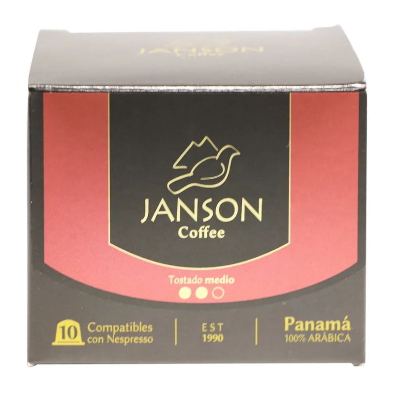 CAFE MEDIUM ROAST JANSON 10 CAPSULAS