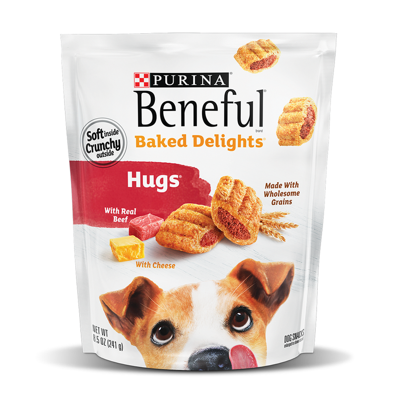 PURINA BENEFUL BAKED DELIGHTS HUGS CARNE Y QUESO 241 G