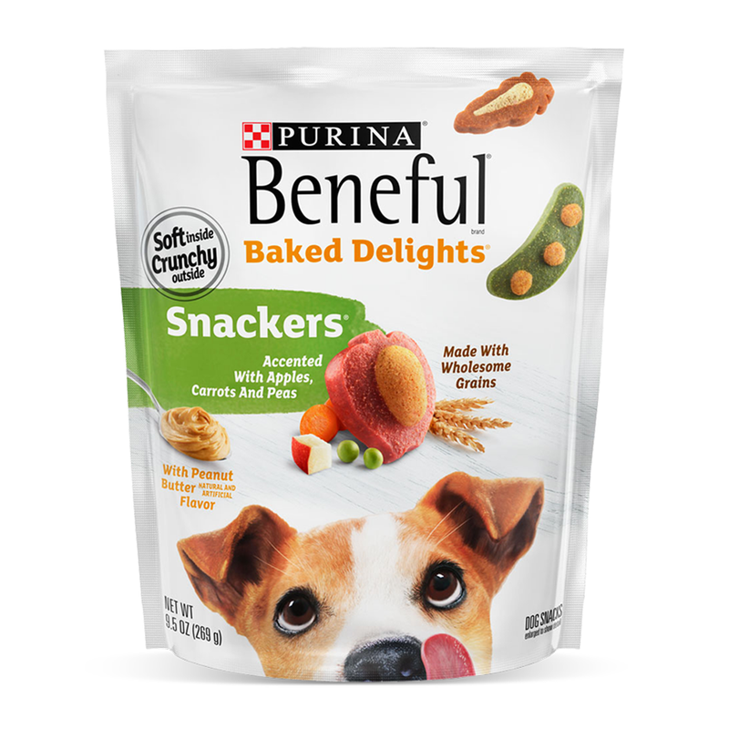 PURINA BENEFUL BAKED DELIGHTS SNACKERS MANTEQUILLA DE MANÍ 269 G