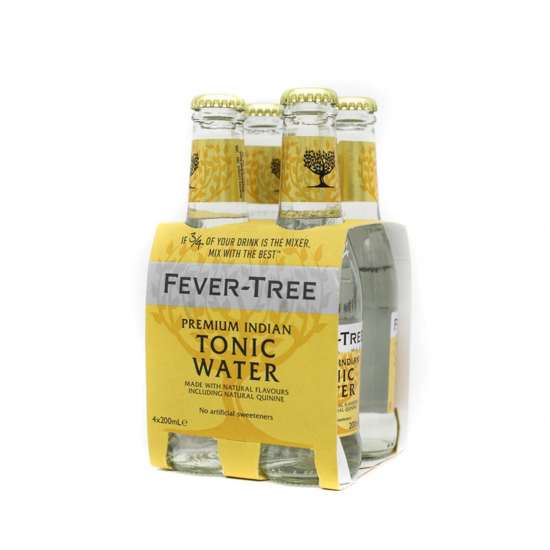 FEVER TREE INDIAN TONIC WATER 4PACK  (200 ML)