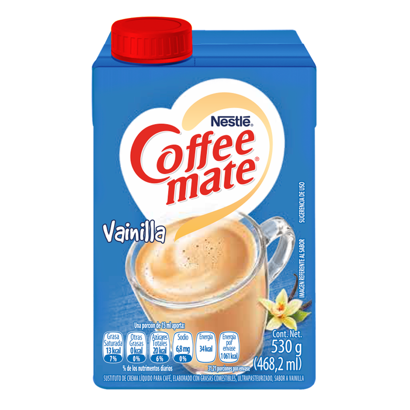 CREMA VAINILLA COFFEE MATE NESTLE 530G