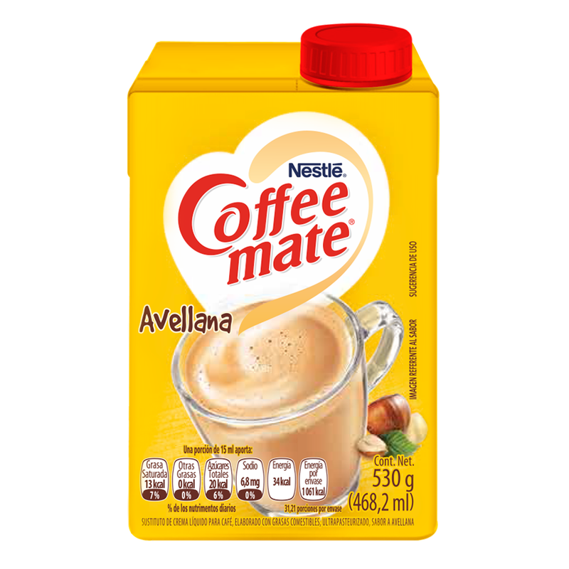 CREMA AVELLANA COFFEE MATE NESTLE 530G