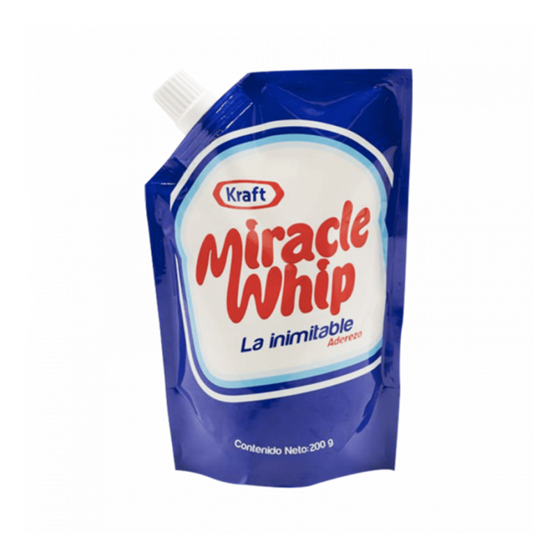 ADEREZO KRAFT MIRACLE WHIP DOY PACK 200 G