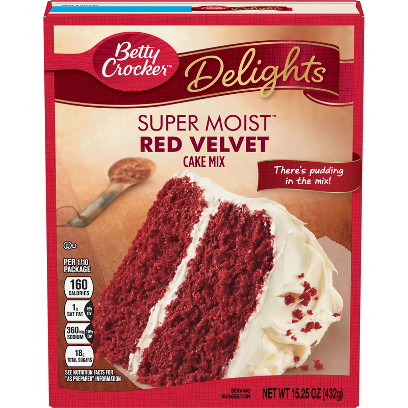 MIX CAKE RED VELVET BETTY CROCKER 432 GR