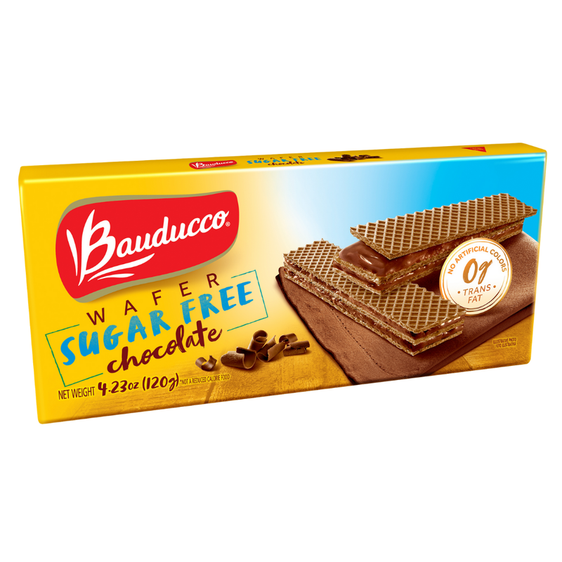 BAUDUCCO WAFER SUGAR FREE CHOCOLATE 120 GR