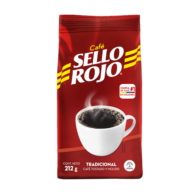 CAFE SELLO ROJO MOLIDO 212 G