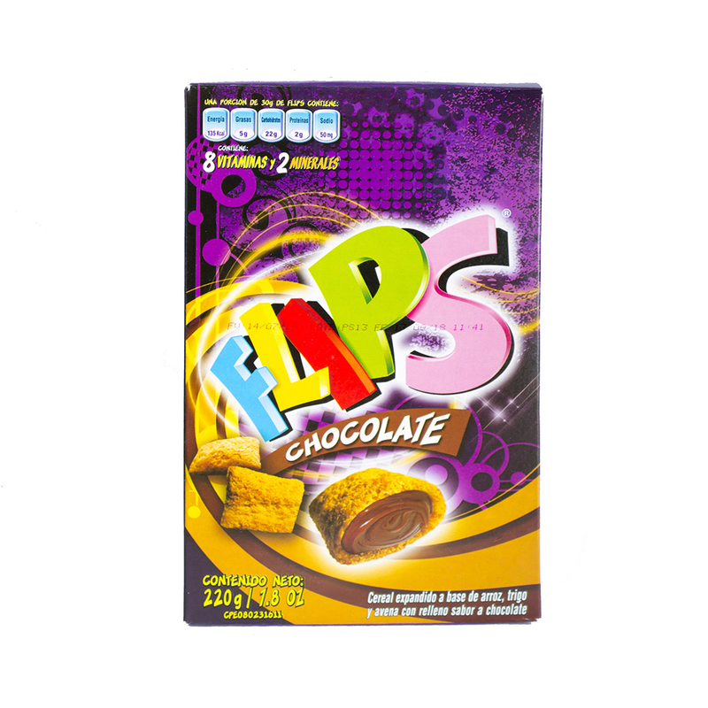 CEREAL FLIPS CHOCOLATE 220 GR