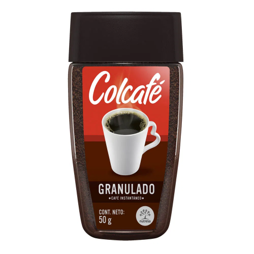 CAFÉ COLCAFE GRANULADO FRASCOS 50 GR