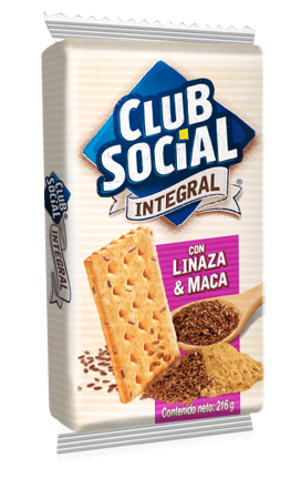 GALLETAS CLUB SOCIAL INTEGRAL CON LINAZA 9 UND 216 GR