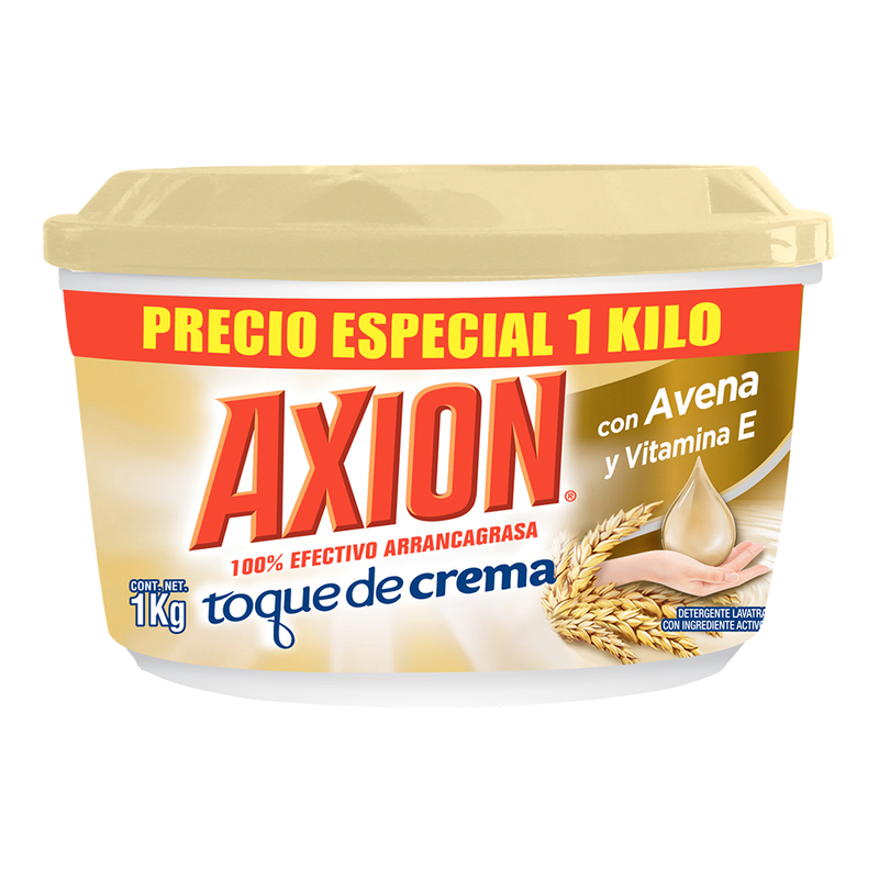 Lavaplatos Axion Pasta Avena Y Vitamina E 1kg