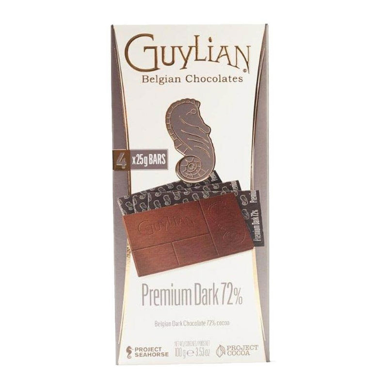GUYLIAN DARK CHOCOLATE 72% BAR 100GR