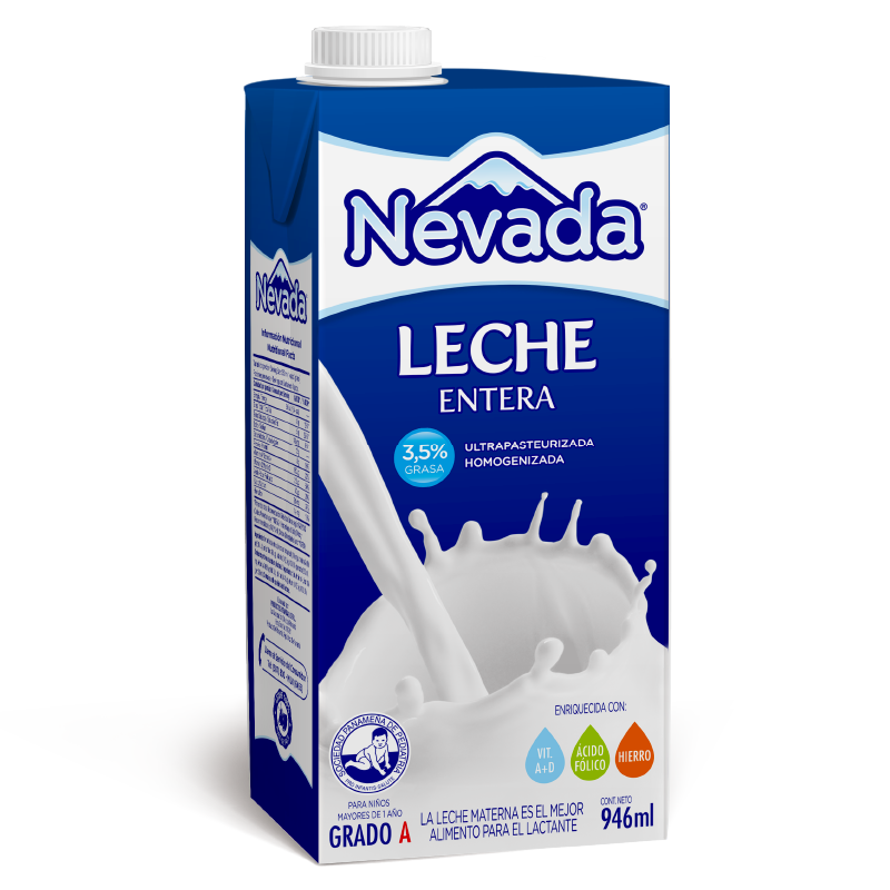 LECHE NEVADA ENTERA 3.5% 946 ML