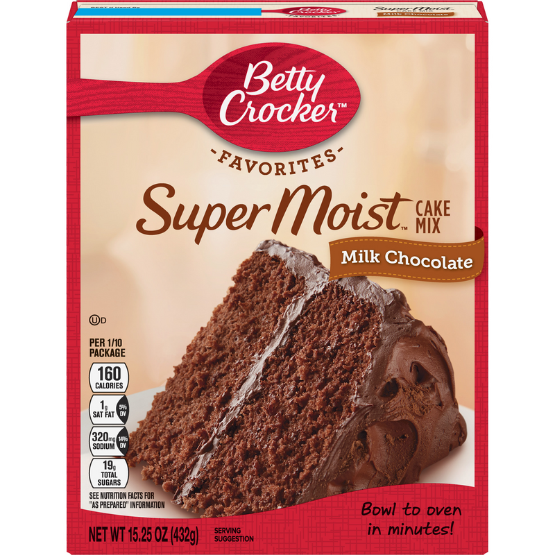 MIX CAKE CHOCOLATE BETTY CROCKER 432 GR
