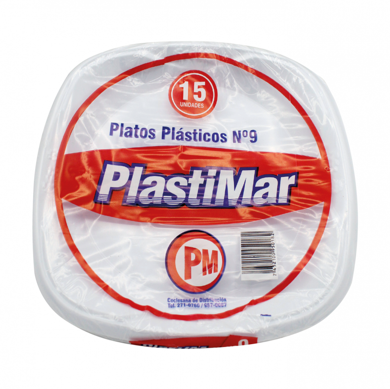 PLATOS PLASTIMAR N-9  15 UND