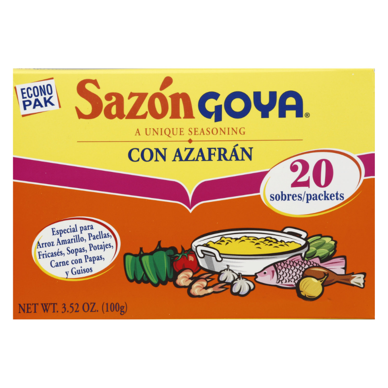 SAZON CON AZAFRAN GOYA 3.52 OZ