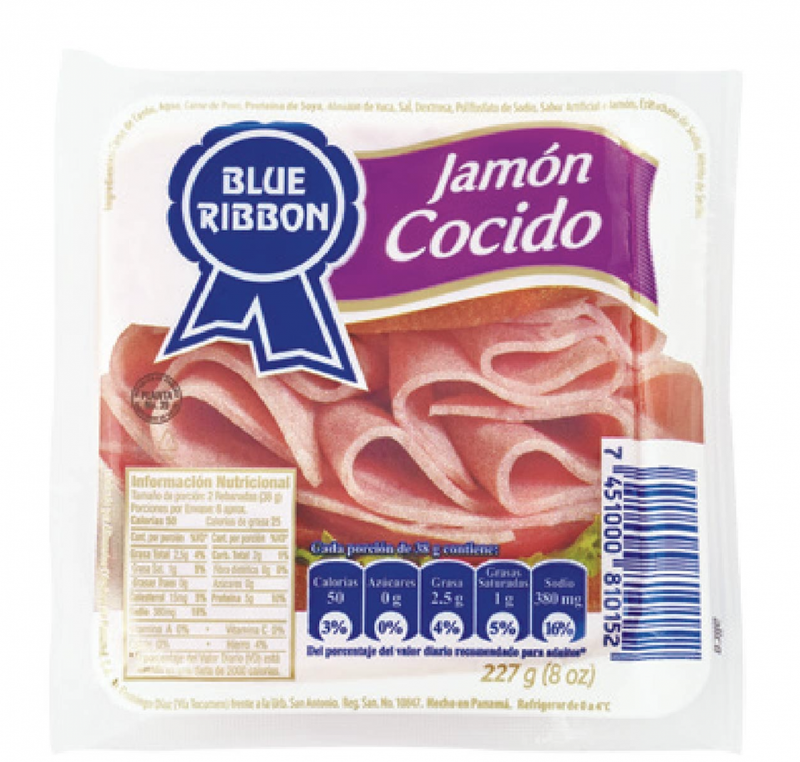 JAMON BLUE RIBBON COCIDO 227 G