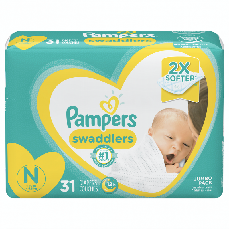 Pampers Swaddlers Talla 5, 58 Pañales