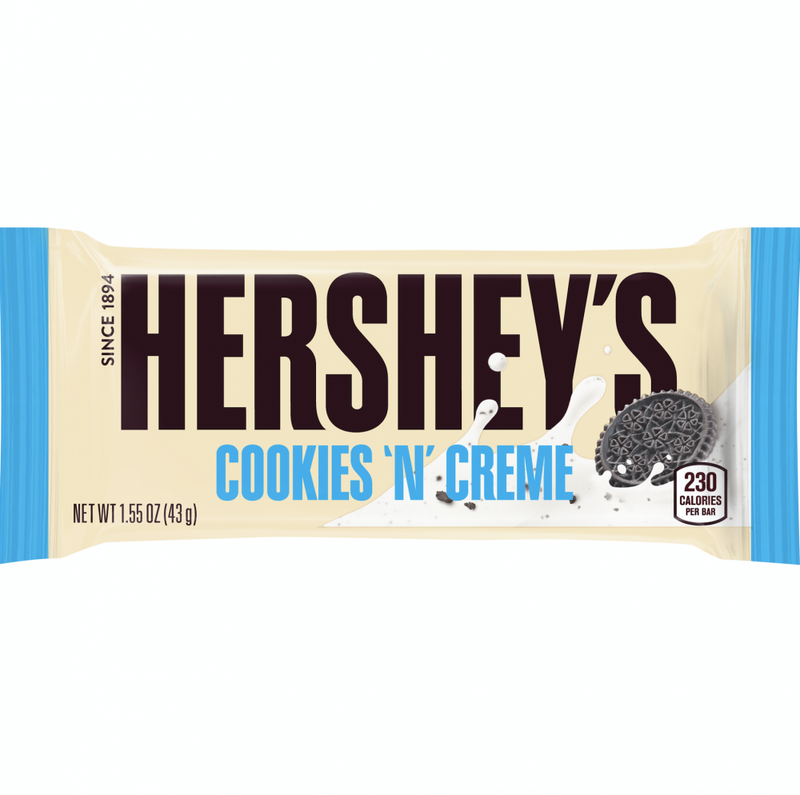 CHOCOLATE HERSHEYS COOKIES & CREAM 1.55 OZ