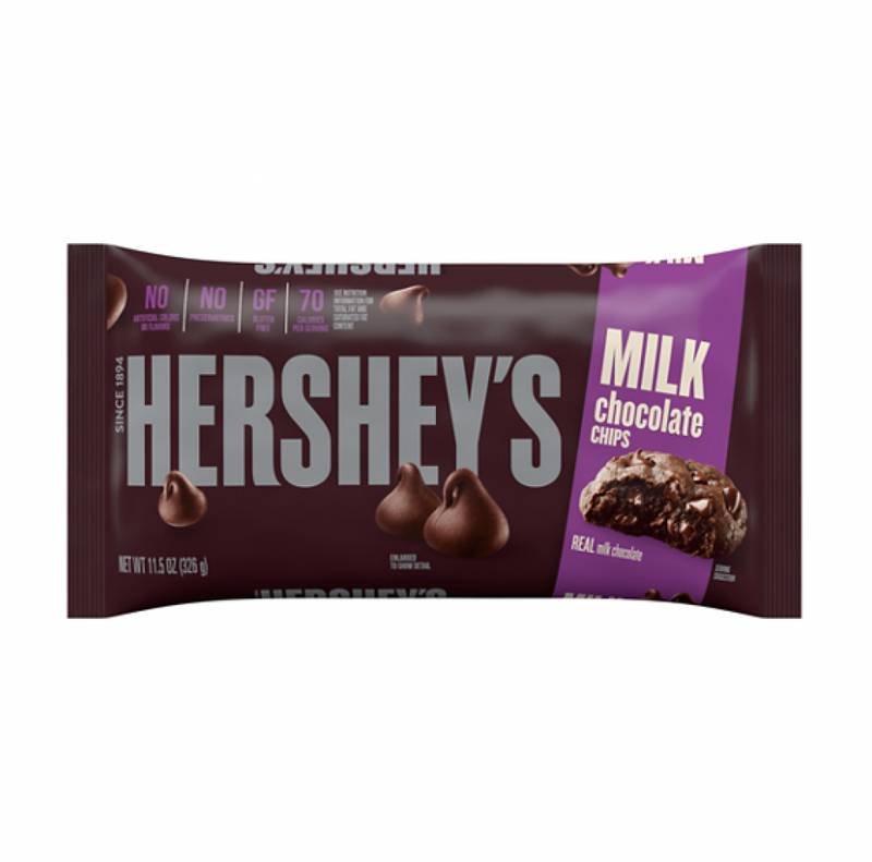 CHOCOLATES HERSHEY'S MILK CHOCOLATE CHIPS 11.5 OZ