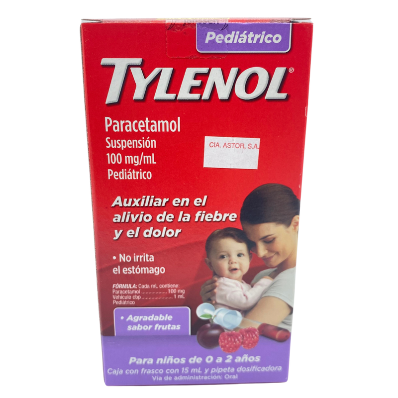TYLENOL GOTAS INFANTIL CEREZA DE 15 ML