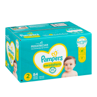 PAMPERS SWADDLERS TALLA 2 84 UNIDADES