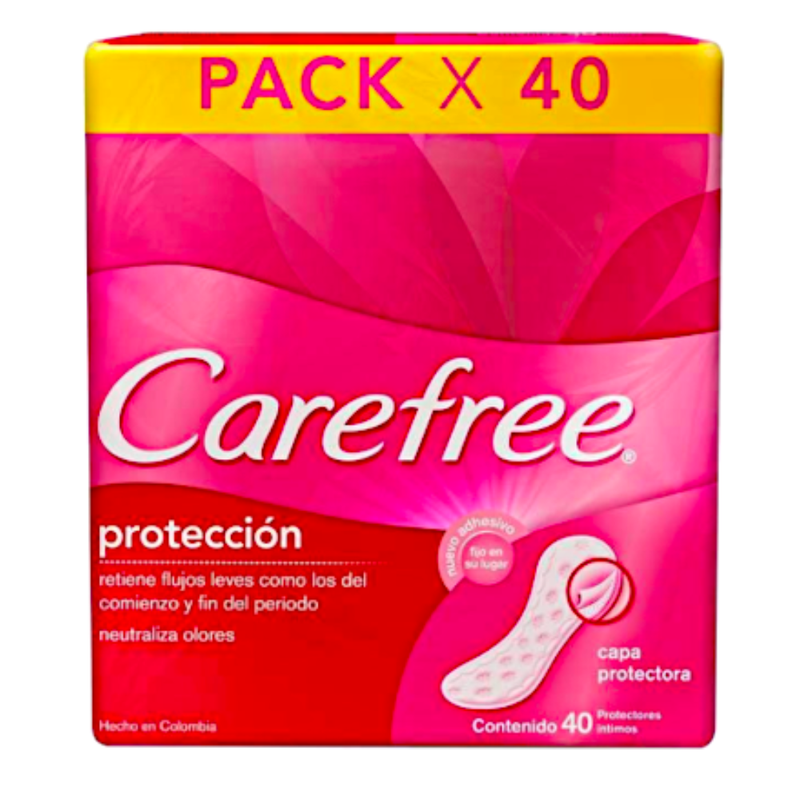 PROTECTOR FEMENINO CAREFREE ORIGINAL 40'S