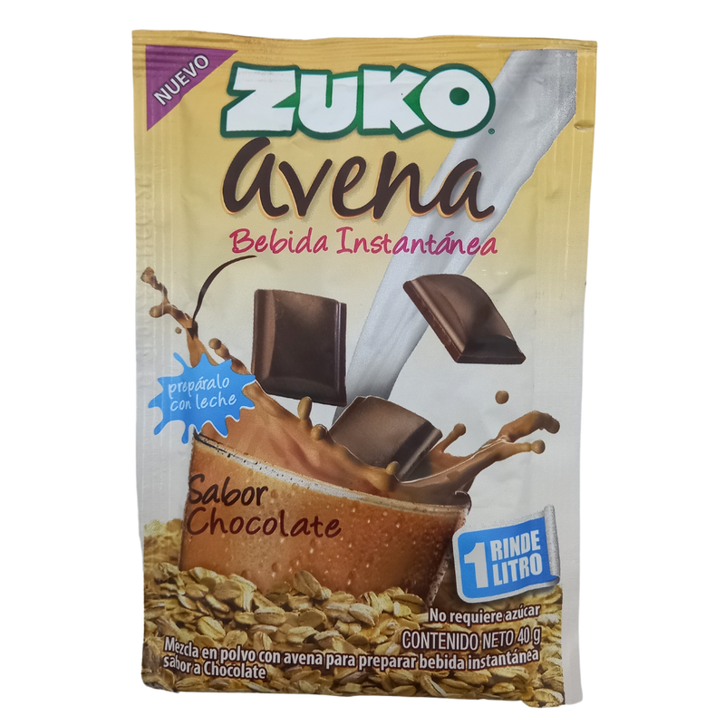 ZUKO AVENA CHOCOLATE 40 GR